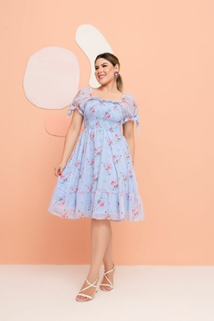 VESTIDO CHIFFON ESTAMPADO 3120