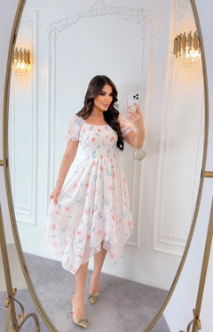 VESTIDO CHIFFON ESTAMPADO 3187