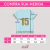 Camiseta XV estampa Verde Menta metalizada - loja online