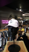Gorra New York Lila con Parche de Etiqueta