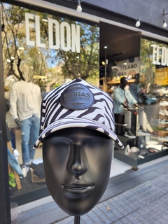 Gorra Boras Zebra Negra