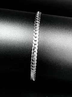 Imagen de Pulsera de Acero Quirúrgico Groumet Cerrada 4 mm 21 cm