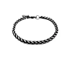 Pulsera Metal color Plata Vieja Espiga 5 mm