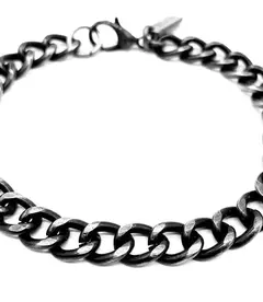 Pulsera Metal color Plata Vieja Groumet 8 mm - comprar online