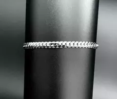 Pulsera de Acero Quirúrgico Groumet Cerrada 4 mm 21 cm en internet