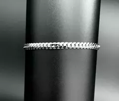 Pulsera de Acero Quirúrgico Groumet Cerrada 4 mm 21 cm - comprar online