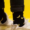 MEDIAS BANANA NEGRO