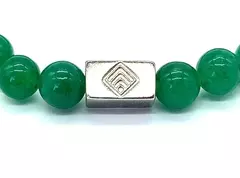 Pulsera de Piedra Agata Verde - comprar online
