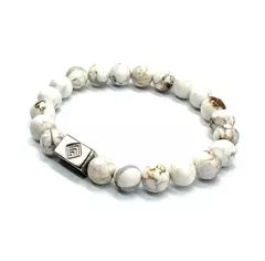 Pulsera de Piedra Howlita - comprar online