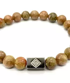 Pulsera de Piedra Unakita en internet