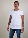 REMERA BASICA CUELLO ANCHO BLANCA - comprar online