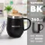 Vaso Tazón Mate Con Manija Waterdog Acero Inoxidable - comprar online