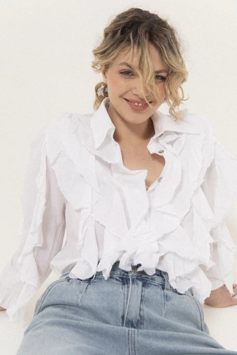 CAMISA ALLO | WHITE - comprar online