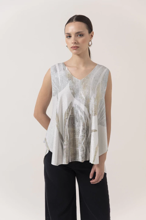 MUSCULOSA ROUND BRILLO | PRATO