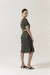 VESTIDO PUNTO | NEGRO Y ORO - comprar online