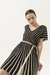 VESTIDO PUNTO | NEGRO Y ORO - tienda online