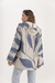 CAMPERA IMPERMEABLE | LEAVES AZUL - COCO MUI.