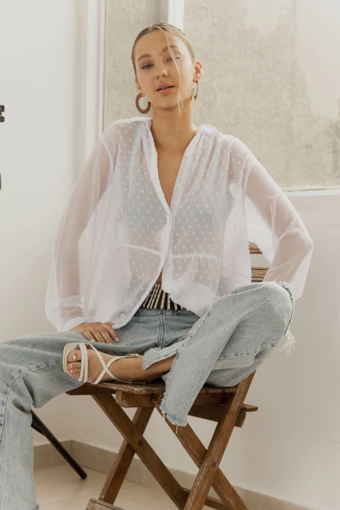 CAMISA PLUMETTI | BLANCO