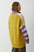 SACO BOTÓN | MOSTAZA Y VIOLETA - tienda online
