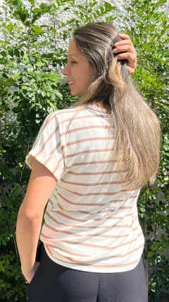 BLUSA DE LISTRAS CAPPUCCINO na internet