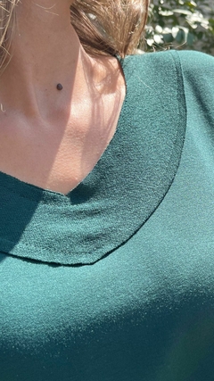 CONJUNTO AGDA MOLETINHO SAIA E BLUSA VERDE - loja online