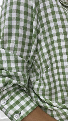 CAMISA XADREZ VERDE - Alecrim Dourado Moda Feminina