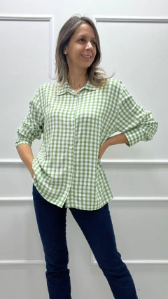 CAMISA XADREZ VERDE - comprar online