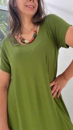 VESTIDO CURTO VERDE - loja online