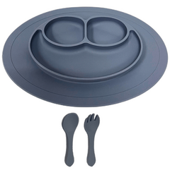 Set plato carita con cubiertos - comprar online