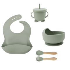 Set cuenco 5 piezas VERDE MUSGO - comprar online