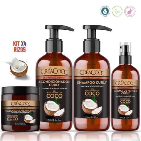Kit X4 Curly Rizos soñados