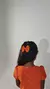 Laço Adriana laranja kit mãe e filha na internet