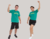T-shirt verde Brasil adulto unissex