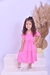 Vestido Lívia filha cor: Rosa Chiclete - loja online