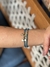 Pulseira cristal azul + Pérola + Espírito Santo - loja online