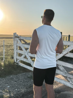 Remera Sin Mangas Hombre - Piel de Bamboo