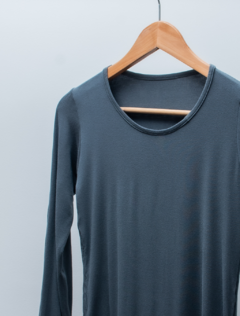 Remera Manga Larga Escote Redondo Mujer - Piel de Bamboo