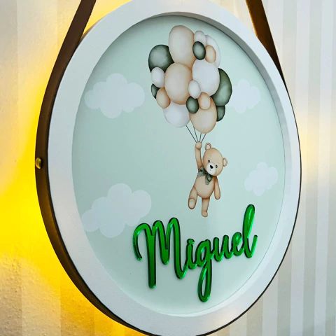 Urso Balões - Porta Maternidade - PM149 - comprar online