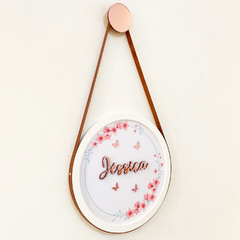 Jardim - Borboletas e Flores - Porta Maternidade - PM004 - comprar online