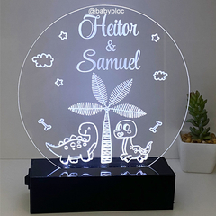 LUMINÁRIA ACRÍLICO REDONDA - DINO | L044 - comprar online