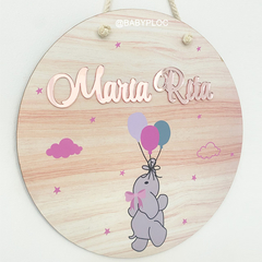 PLAQUINHA MDF ELEFANTINHA | M149