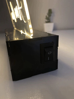 LUMINÁRIA ACRÍLICO ESCREVA VOCÊ | L045 - loja online