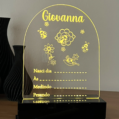 LUMINÁRIA ESCREVA VOCÊ - JOANINHA | LNE013