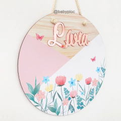 PLAQUINHA MDF FLORES| M106