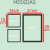 KIT 3 QUADROS - MOLDURA ACRÍLICO ESPELHADO - COROA | MA005 na internet