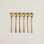 Cucharitas Largas de Acero Dorado - Icons Deco