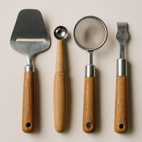 Set Acero & Acacia – 4 piezas - comprar online