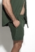 Shorts Linho Alfaiataria Verde MH - comprar online