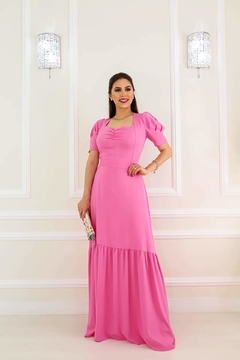 Vestido Longo Fagian Julie em Viscolinho