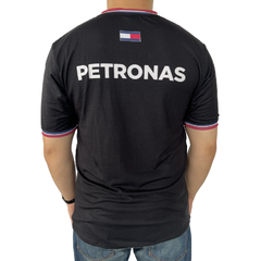 Remera Mercedes Negra AMG Petronas F1 Tommy Hilfiger 2023 en internet